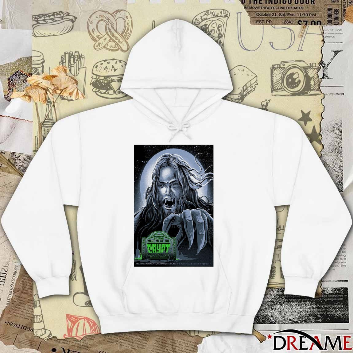 Poster Billy Strings Meet Me At The Crypt CFG Halloween 2025 t-shirt
