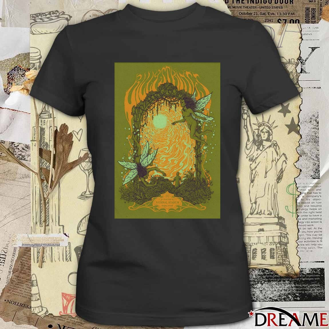 Poster Billy Strings October 12 2025 The National Stadium Tour Dublin Ireland t-shirt