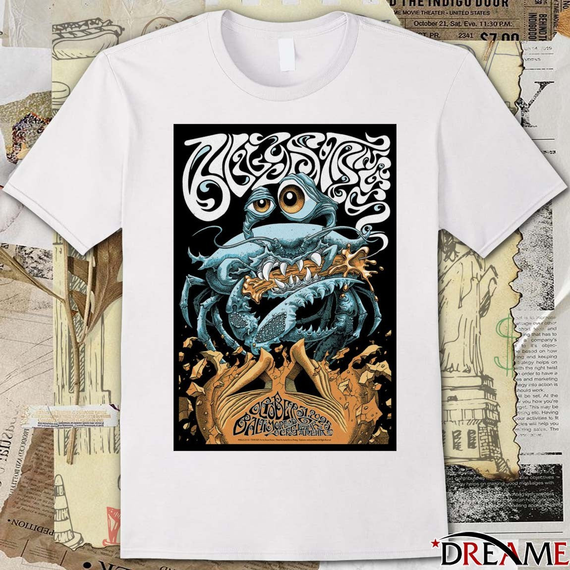 Poster Billy Strings October 31 2025 In Baltimore MD Tour t-shirt