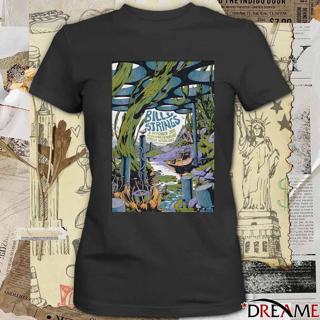 Poster Billy Strings October 8 2025 TivoliVredenburg Utrecht Netherlands t-shirt