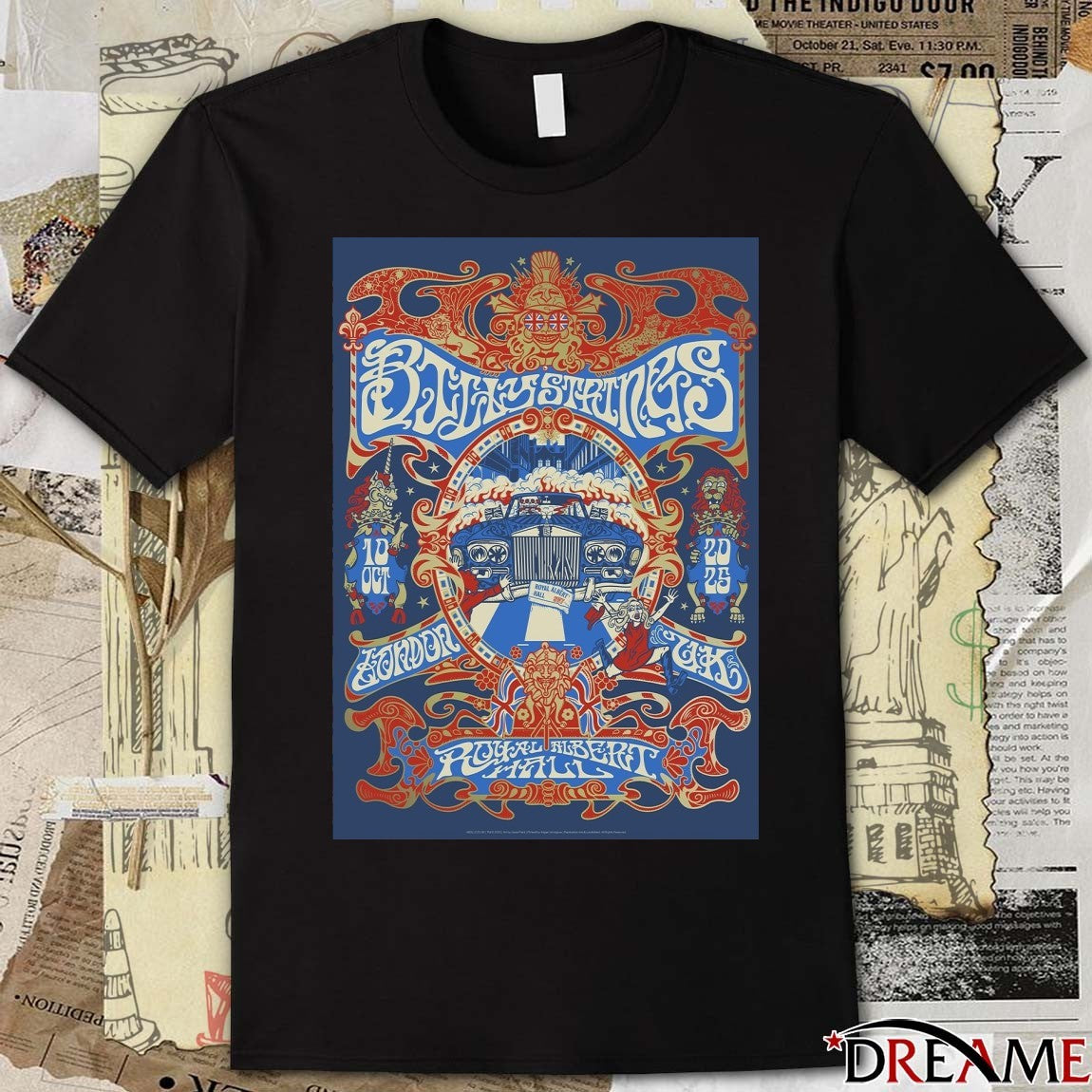 Poster Billy Strings Tour Royal Albert Hall London, UK October 10 2025 t-shirt