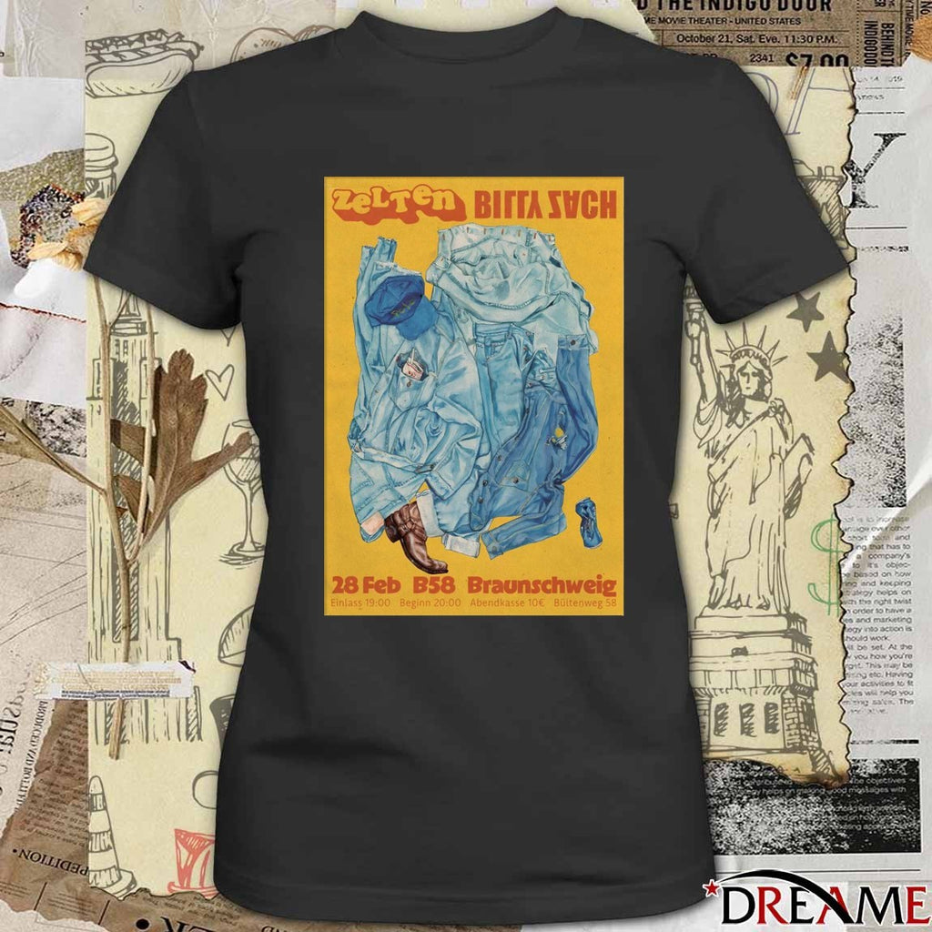 Poster Billy Zach February 28 2026 Jugendzentrum B58 Braunschweig Germany t-shirt