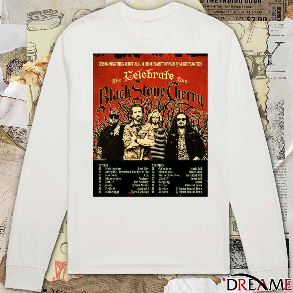 Poster Black Stone Cherry The Celebrate Tour October – November 2026 t-shirt