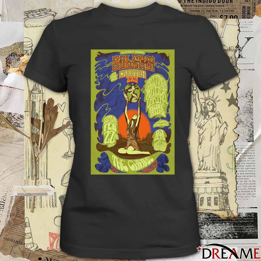 Poster Bolero! Event San Francisco CA On February 22 2026 t-shirt