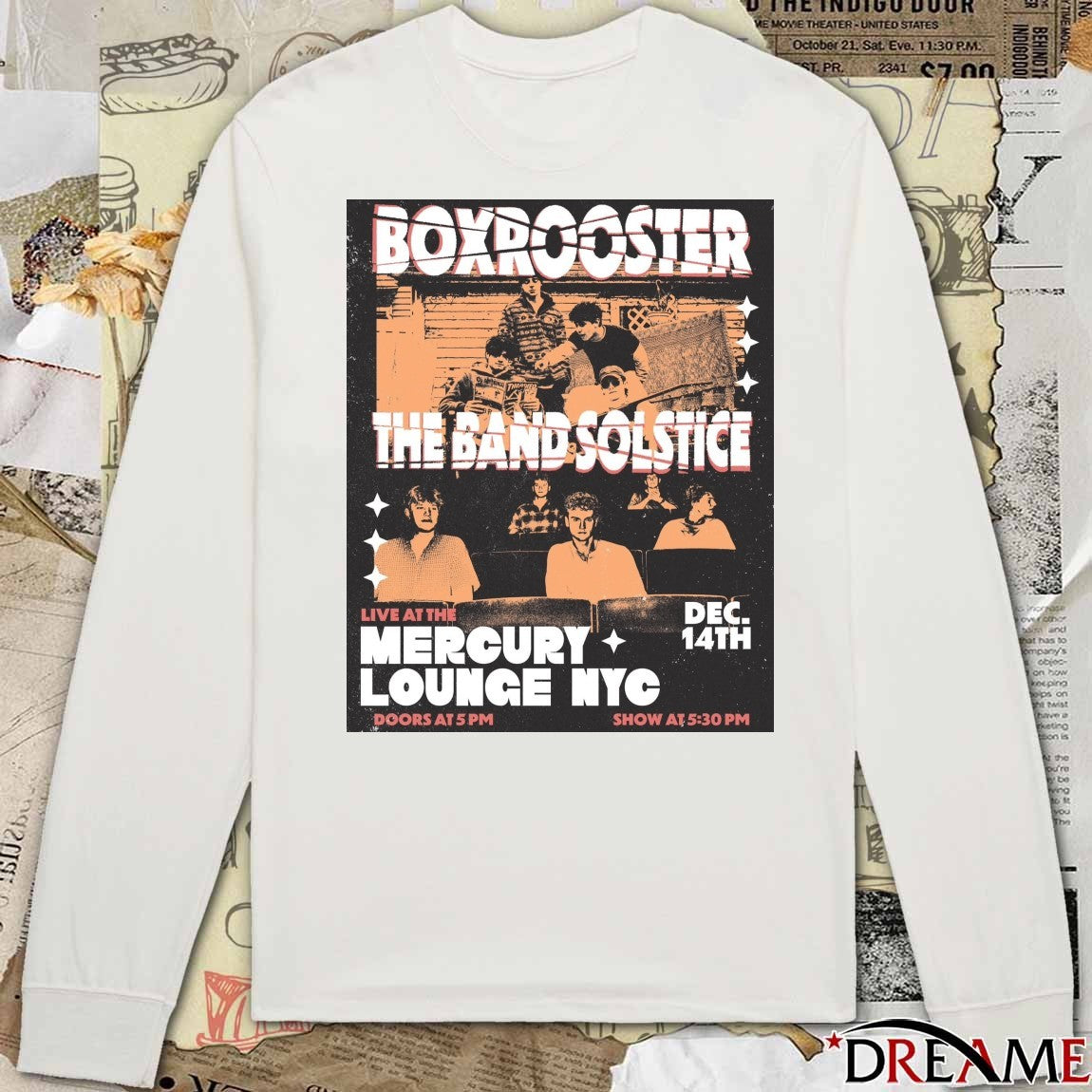 Poster Boxrooster The Band Solstice Mercury Lounge NYC December 14 2025 t-shirt