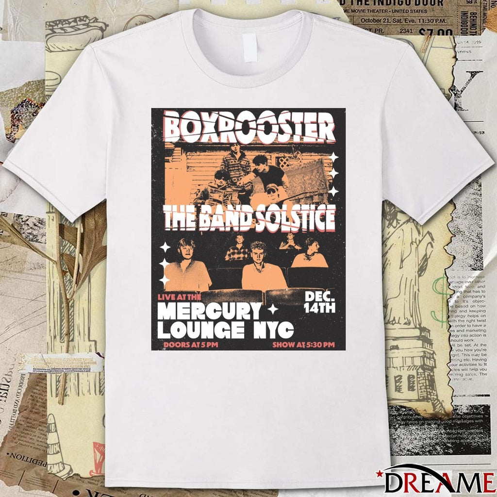 Poster Boxrooster The Band Solstice Mercury Lounge NYC December 14 2025 t-shirt