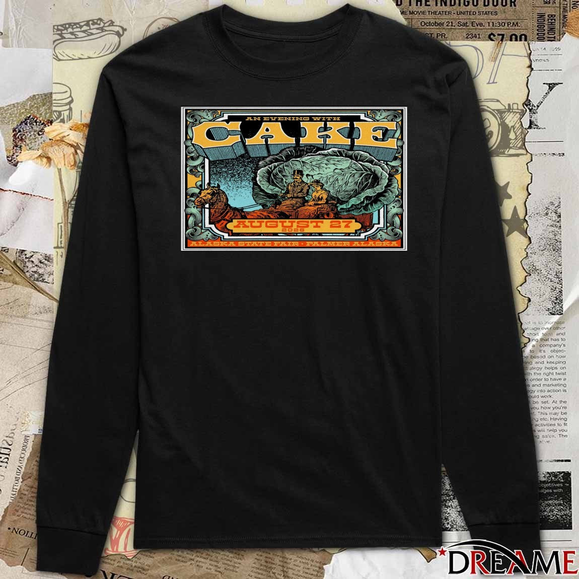 Poster Cake Palmer Borealis Theatre August 27, 2026 t-shirt