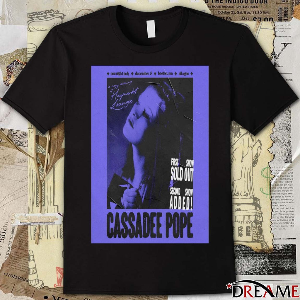 Poster Cassadee Pope Boston MA December 15 2025 One Night Only t-shirt