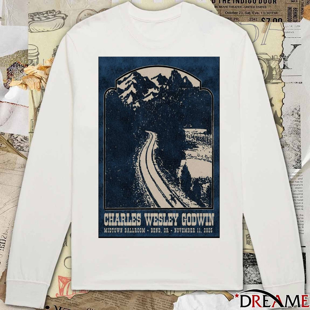 Poster Charles Wesley Godwin Midtown Ballroom In Bend OR On November 11 2025 t-shirt