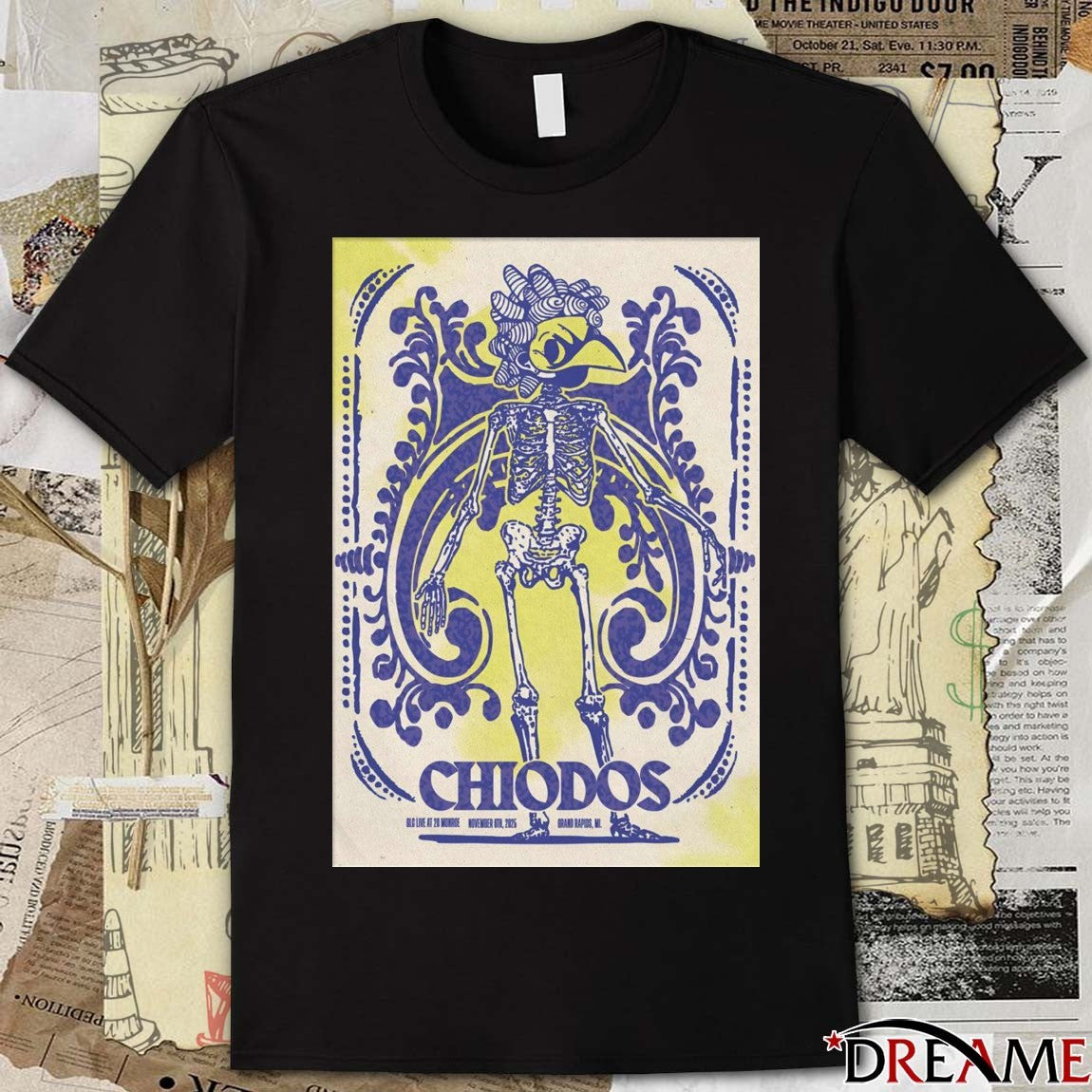 Poster Chiodos In Grand Rapids MI On November 6 2025 t-shirt