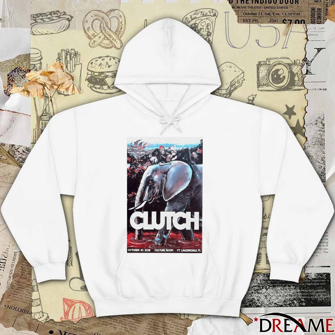 Poster Clutch Culture Room FT. Lauderdale Halloween Show On October 30 2025 t-shirt