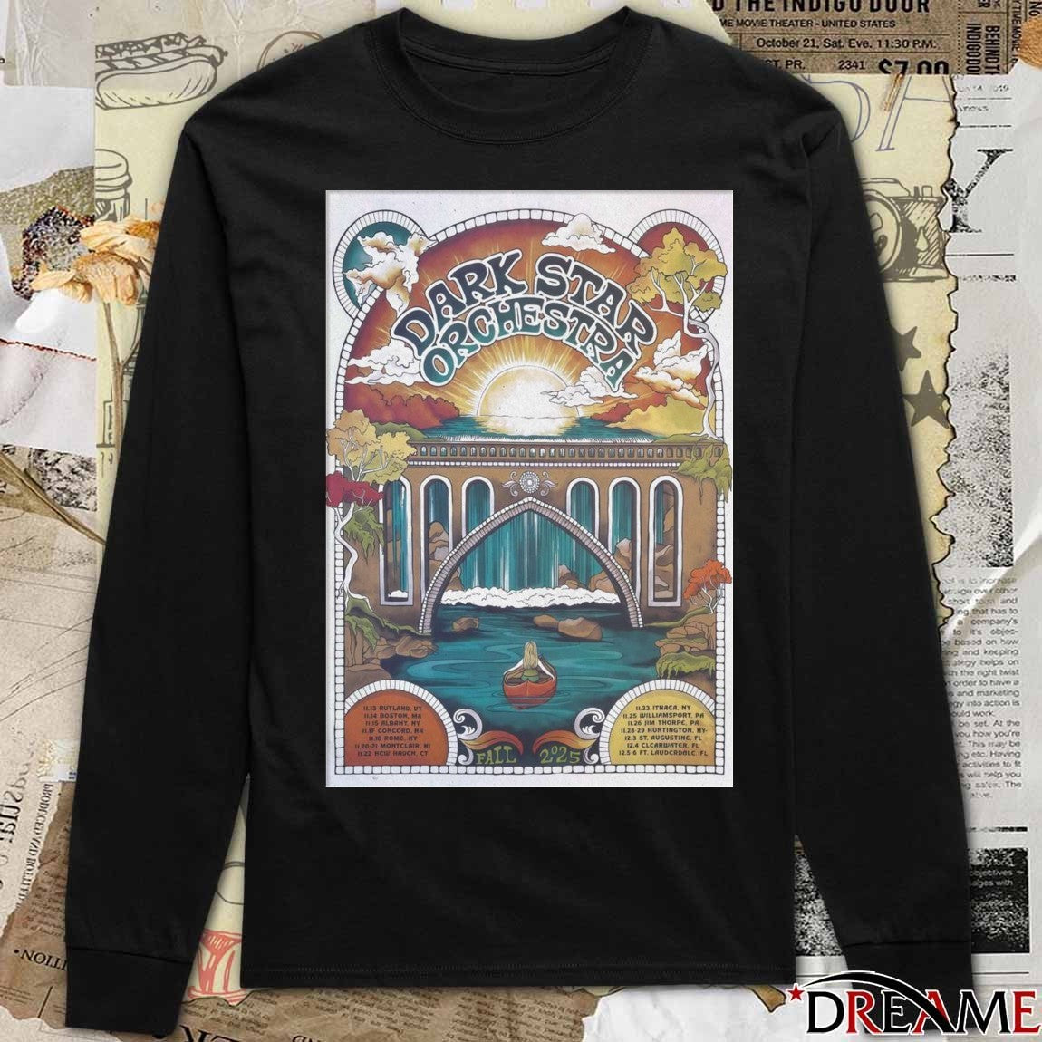 Poster Dark Star Orchestra 2025 Fall Tour United States in November – December 2025 t-shirt