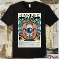 Poster Dead Fish January 24 2026 Audio in São Paulo Brazil t-shirt
