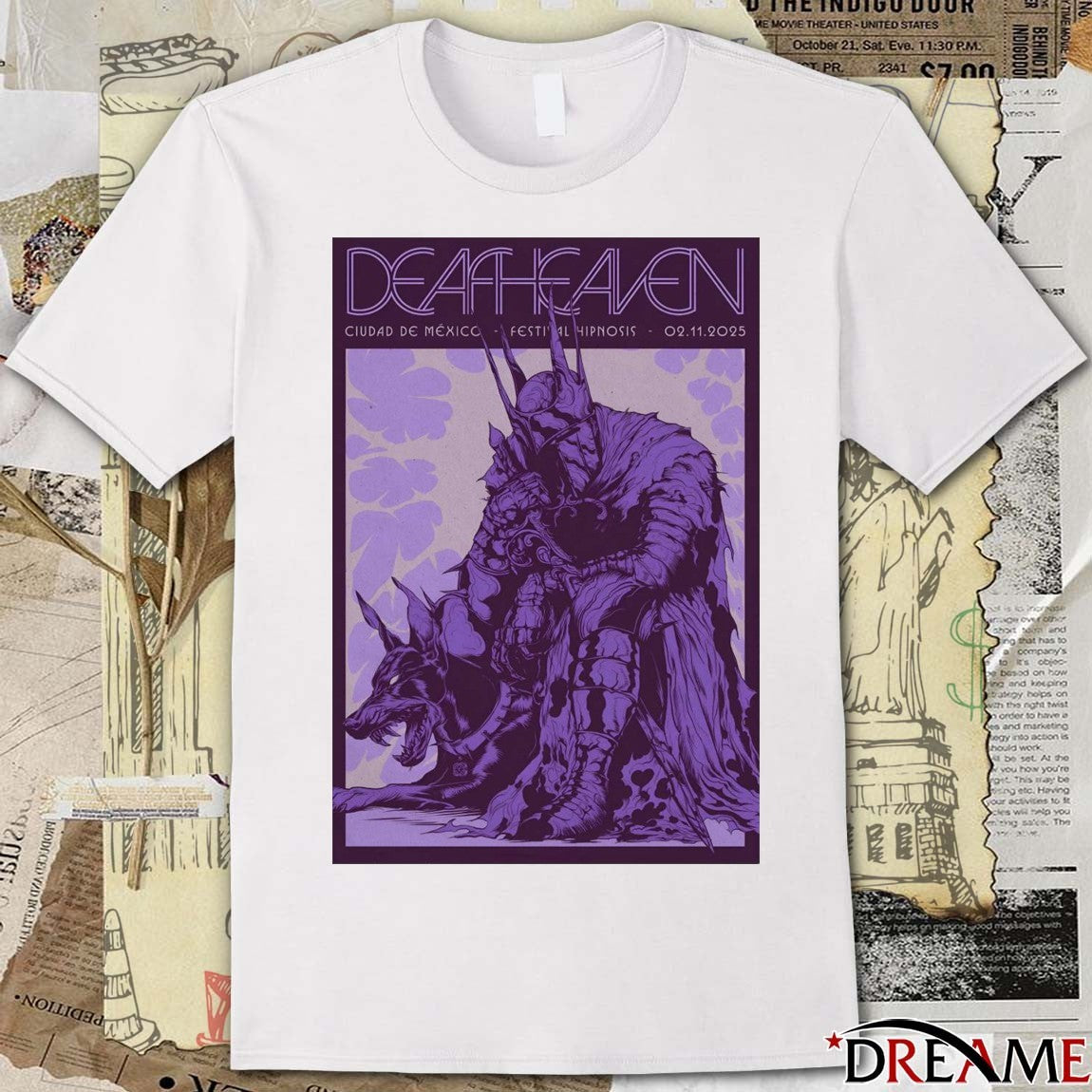 Poster Deafheaven November 2 2025 Ciudad De México Festival Hipnosis t-shirt