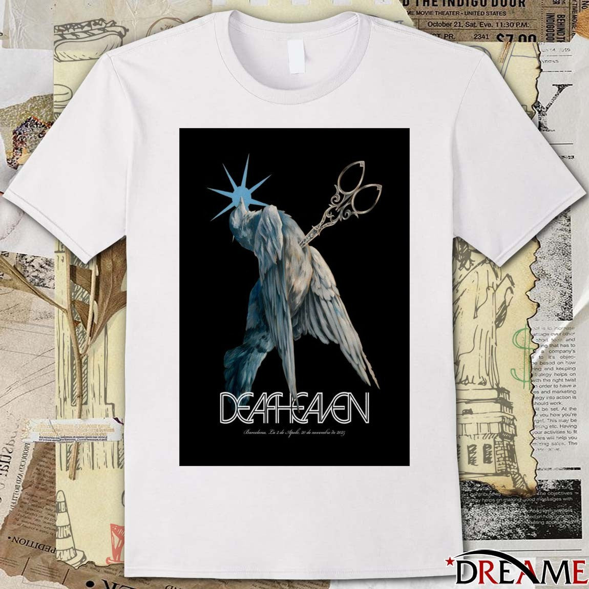 Poster Deafheaven November 20 2025 Barcelona, Spain t-shirt