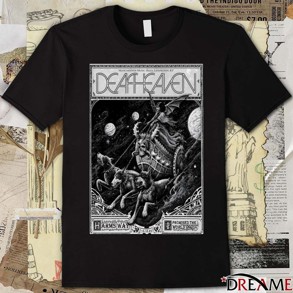 Poster Deafheaven October 12 2025 Manchester Music Hall In Lexington KY t-shirt