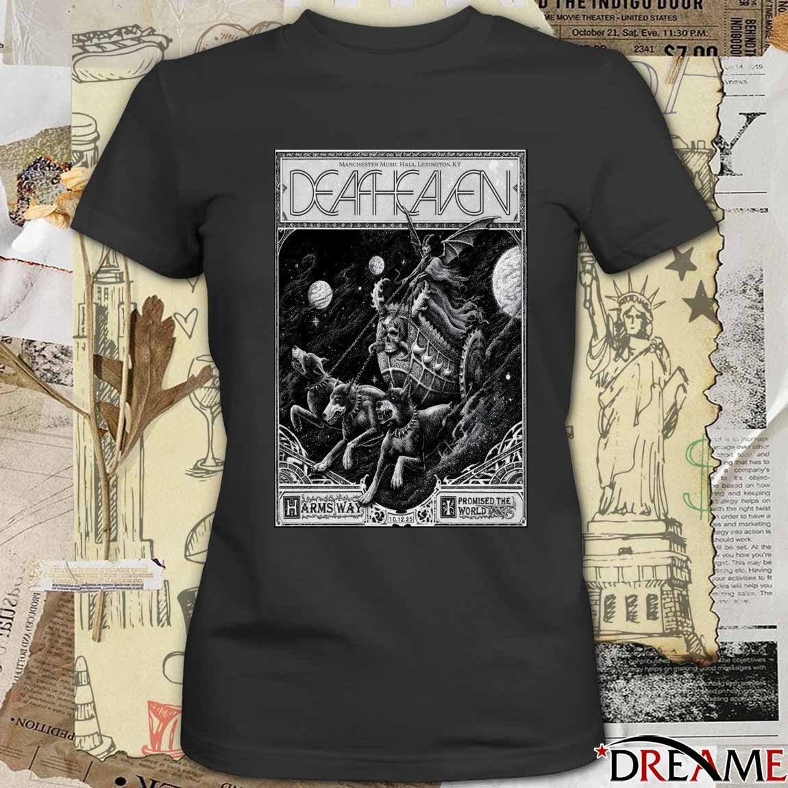 Poster Deafheaven October 12 2025 Manchester Music Hall In Lexington KY t-shirt