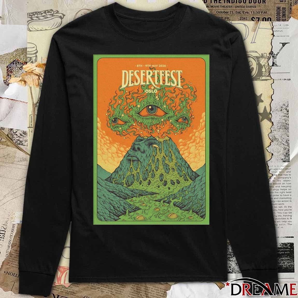 Poster Desertfest May 8-9 2026 Oslo Norway t-shirt