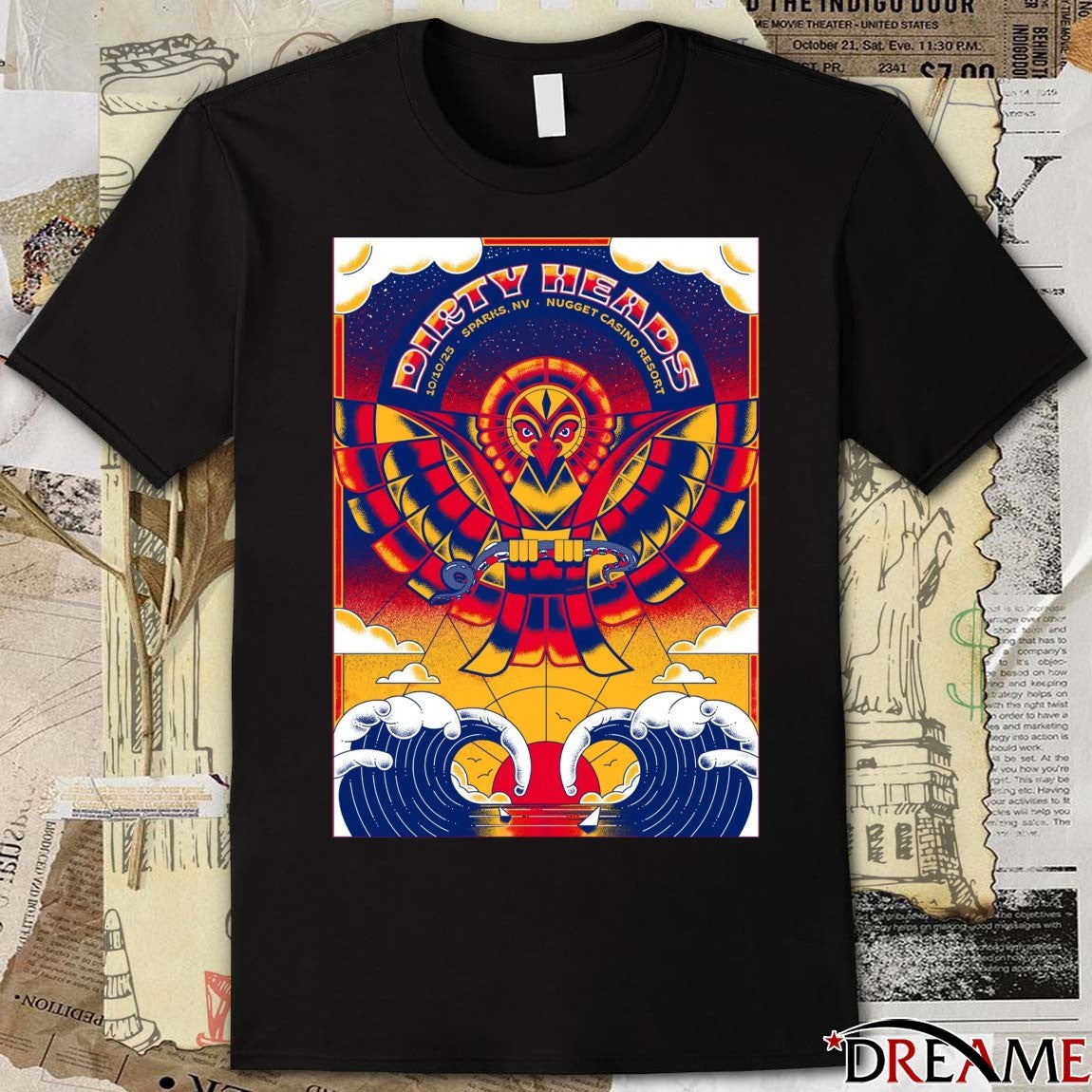 Poster Dirty Heads Nugget Casino Resort Sparks NV October 10 2025 Show t-shirt