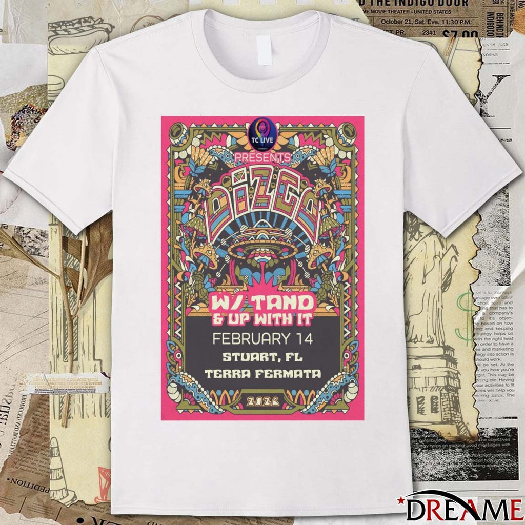 Poster Dizgo Terra Fermata Stuart FL February 14 2026 t-shirt