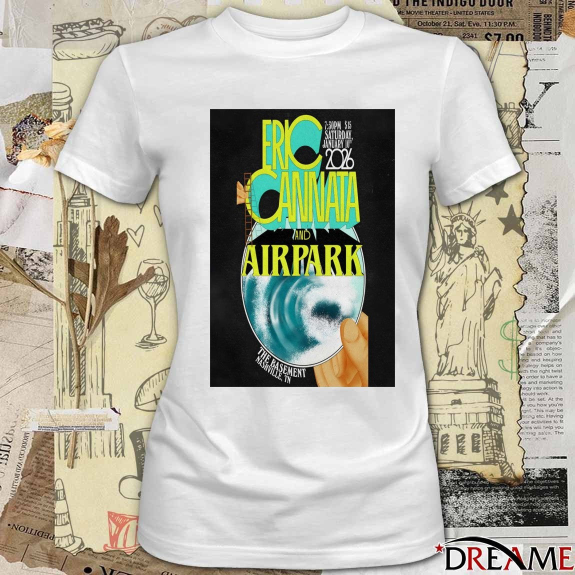 Poster Eric Cannata And Airpark January 10 2026 Nashville TN t-shirt