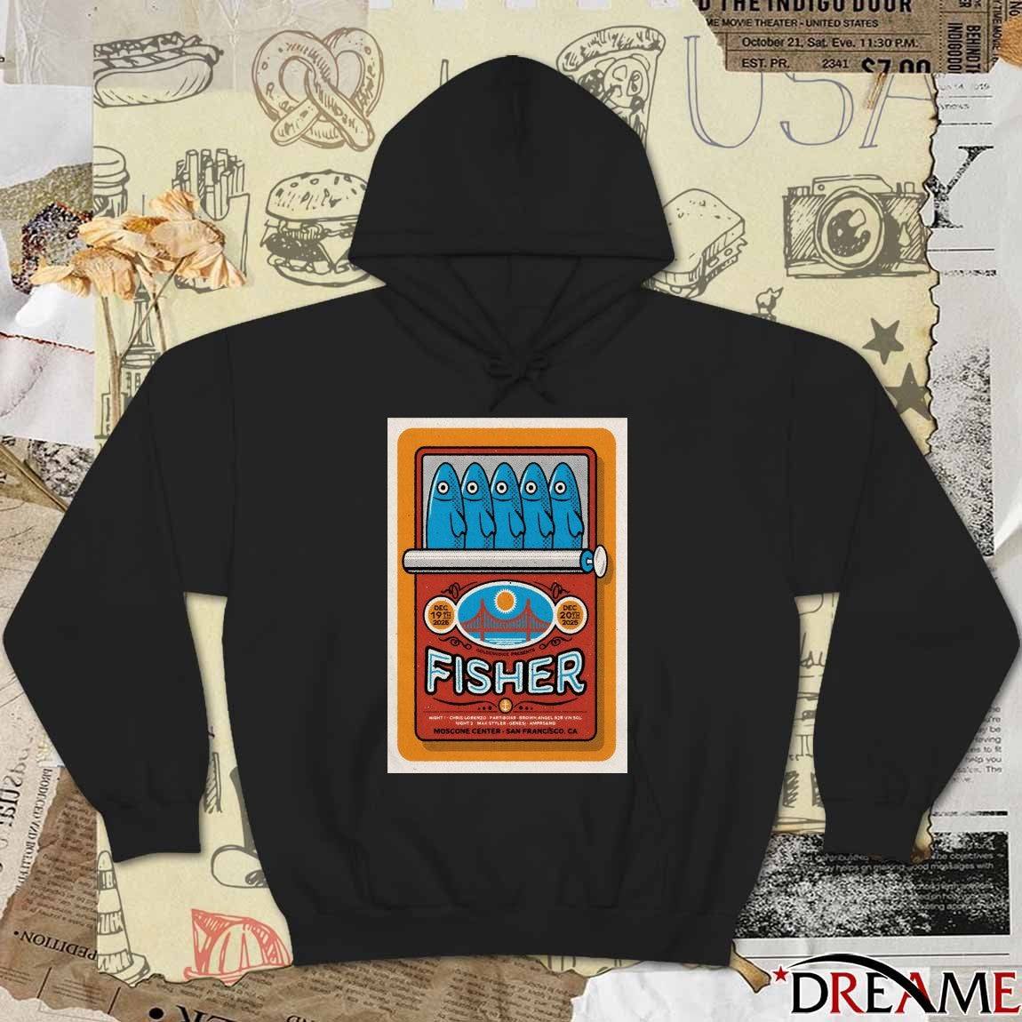 Poster Fisher In San Francisco CA Moscone Center On December 19-20 2025 t-shirt