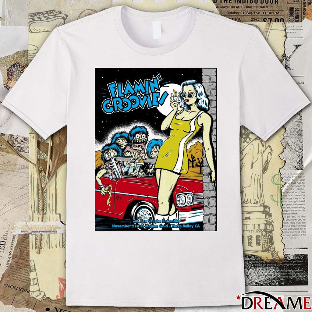 Poster Flamin’ Groovies And Ben Vaughn Ensemble At Mojave Gold On November 21 2025 t-shirt
