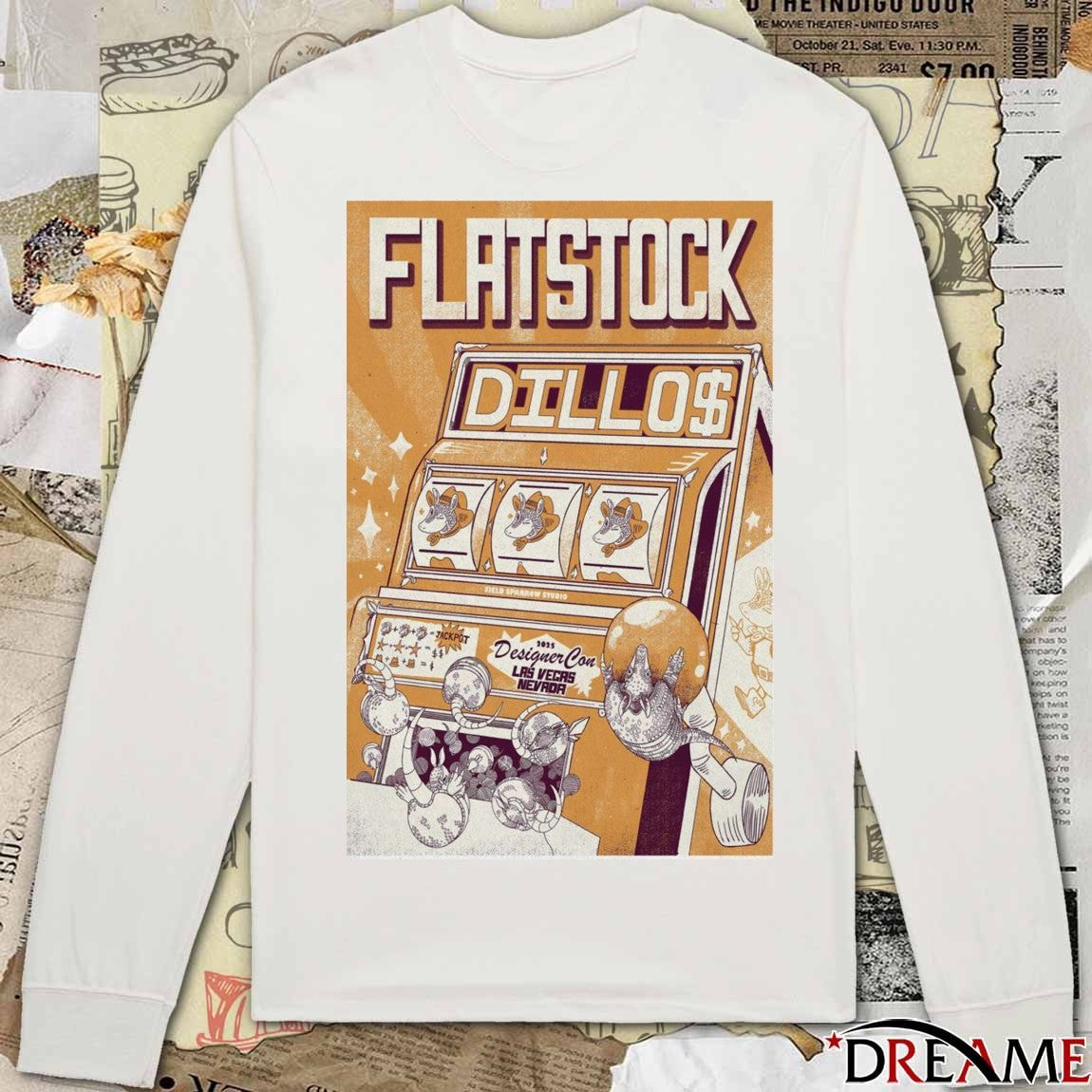 Poster Flatstock Dill 2025 Designer Con Las Vegas, Nevada t-shirt