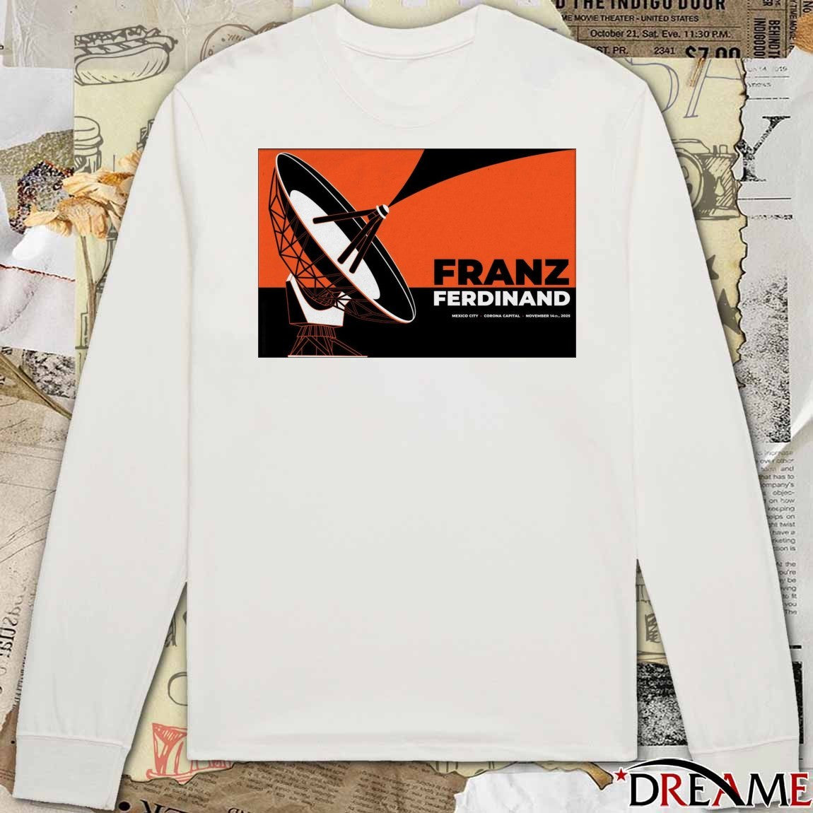 Poster Franz Ferdinand Corona Capital In Mexico City November 14 2025 t-shirt