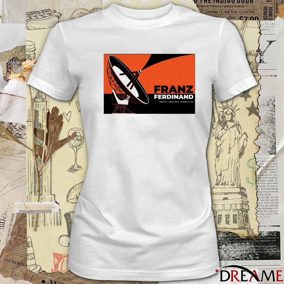 Poster Franz Ferdinand Corona Capital In Mexico City November 14 2025 t-shirt
