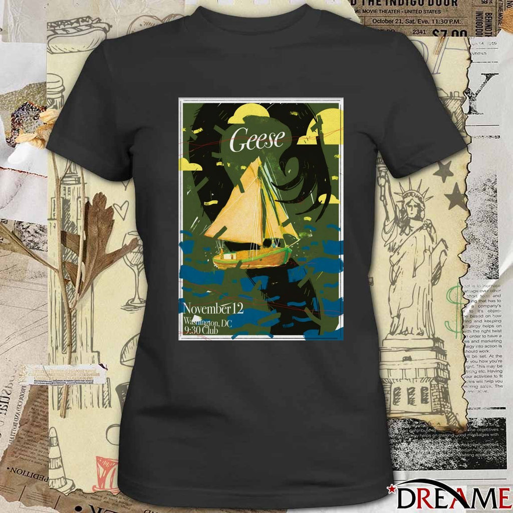 Poster Geese November 12 2025 Washington DC Tour t-shirt