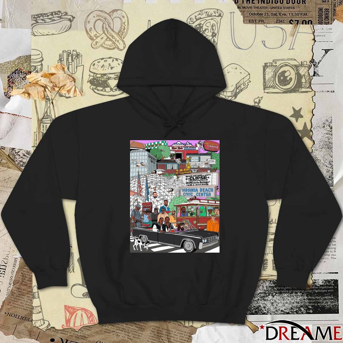 Poster Golden Corral December 26 and 27 2025 Virginia Beach Civic Center t-shirt
