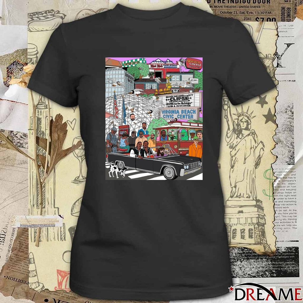 Poster Golden Corral December 26 and 27 2025 Virginia Beach Civic Center t-shirt
