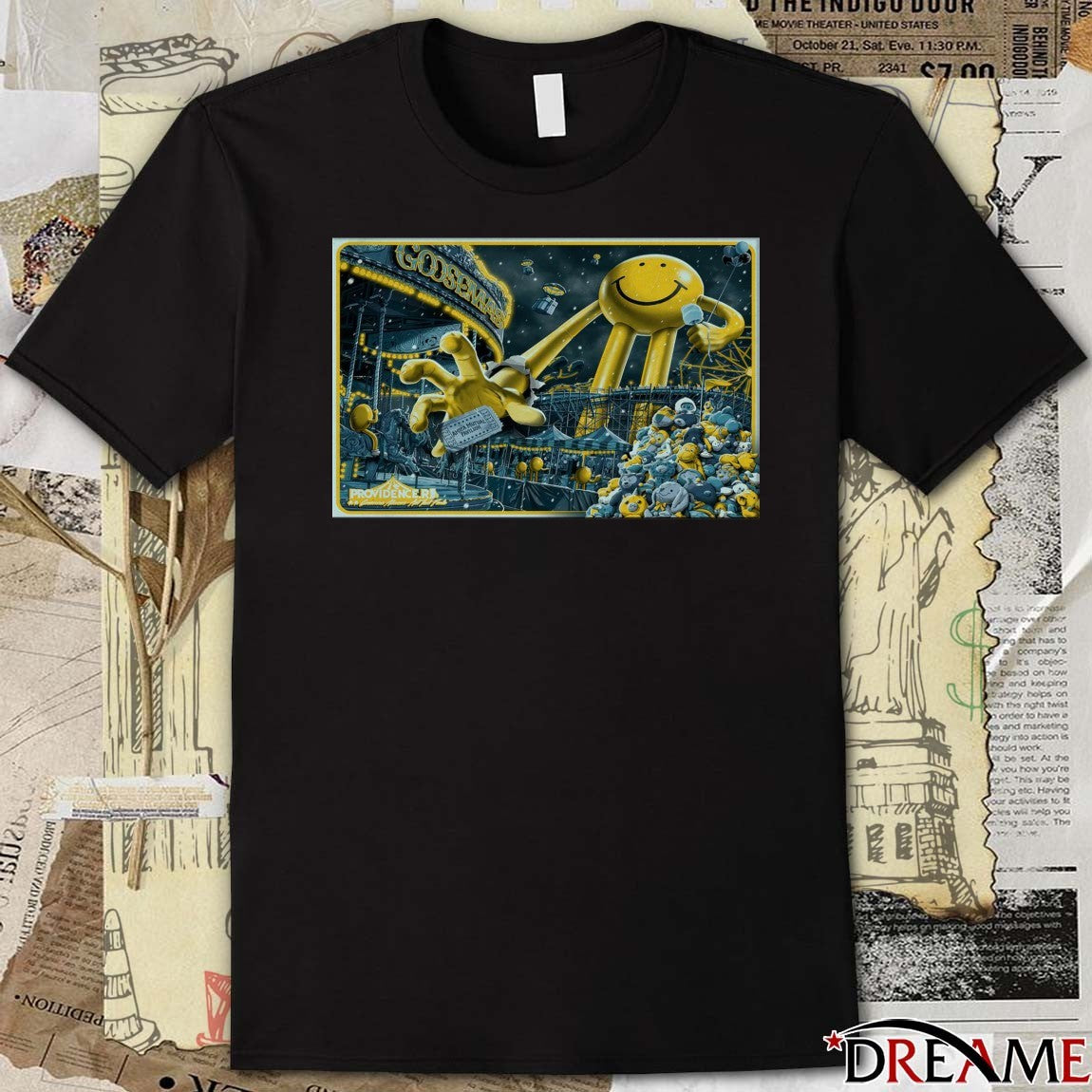 Poster Goosemas At Amica Mutual Pavilion On December 12-13 2025 t-shirt