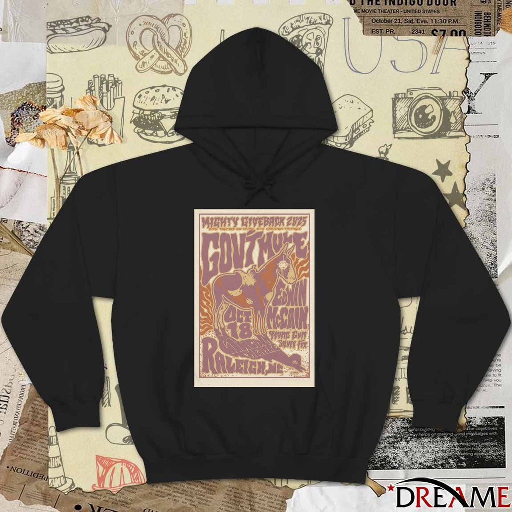 Poster Gov’t Mule And Edwin McCain October 18 2025 Lincoln Theatre Outdoor Stage Shows t-shirt
