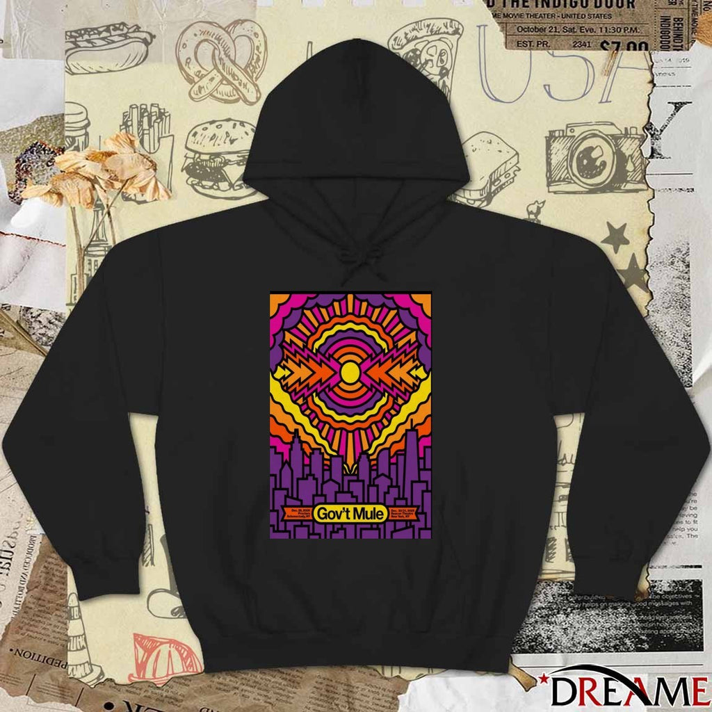 Poster Gov’t Mule Schenectady NY December 28 2025, Dec 30-31 New York NY t-shirt