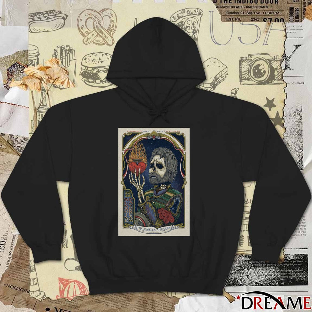 Poster Grateful Dead Bobby Weir The Castle Theatre Bloomington, IL January 30 2026 t-shirt