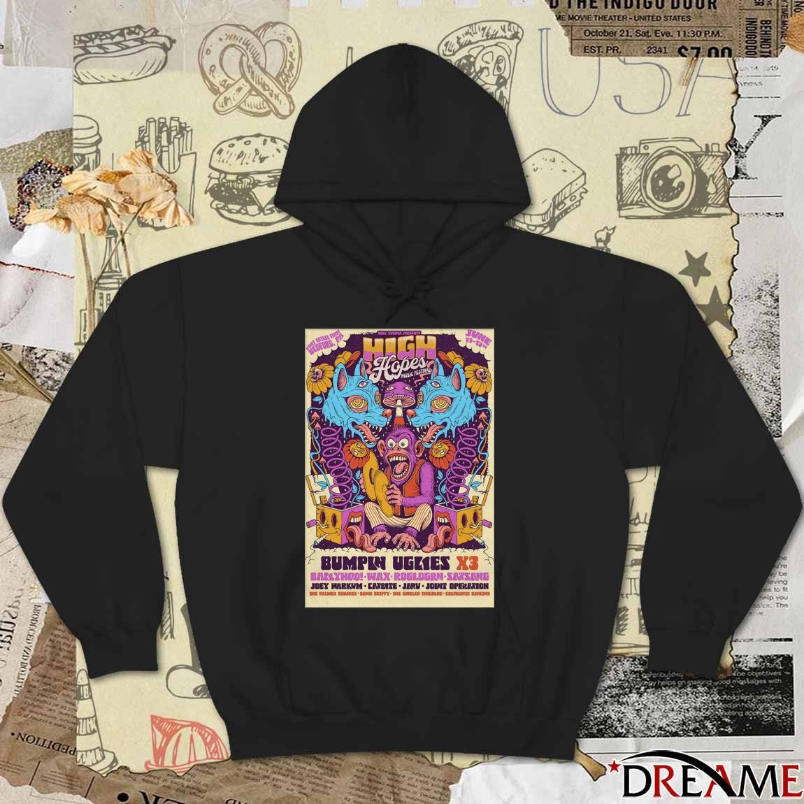 Poster High Hopes Music Festival June 11-13 2026 In Bedford PA t-shirt
