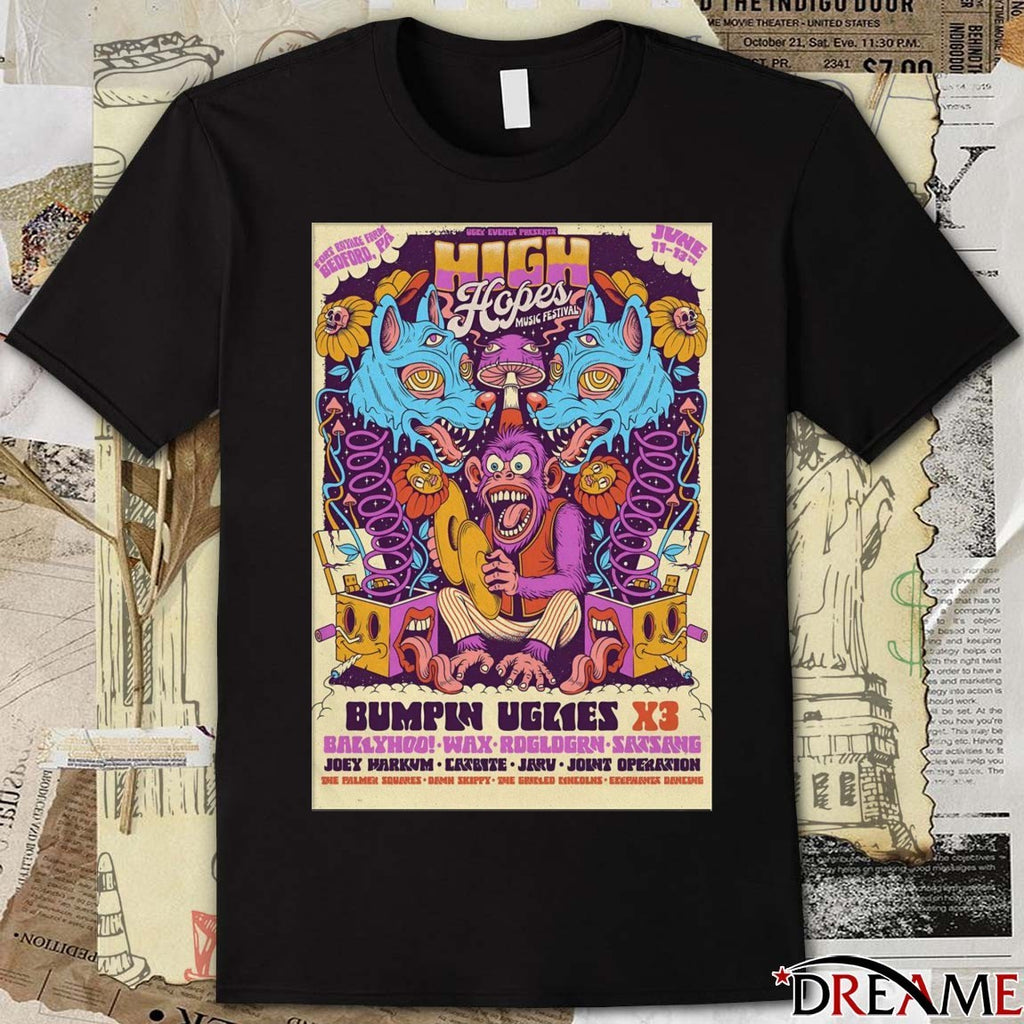 Poster High Hopes Music Festival June 11-13 2026 In Bedford PA t-shirt