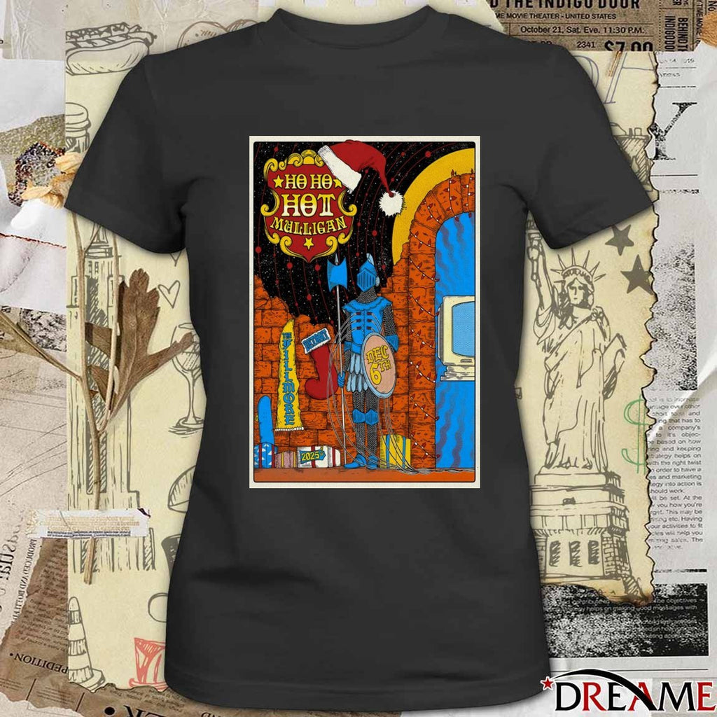 Poster Hot Mulligan December 6 2025 The Fillmore Detroit Show t-shirt