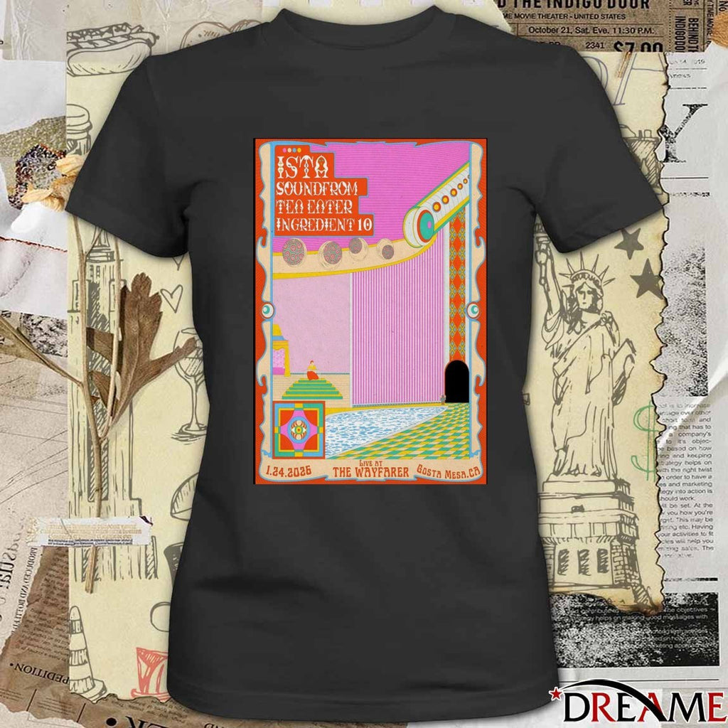 Poster ISTA January 24 2026 The Wayfarer In Costa Mesa CA t-shirt
