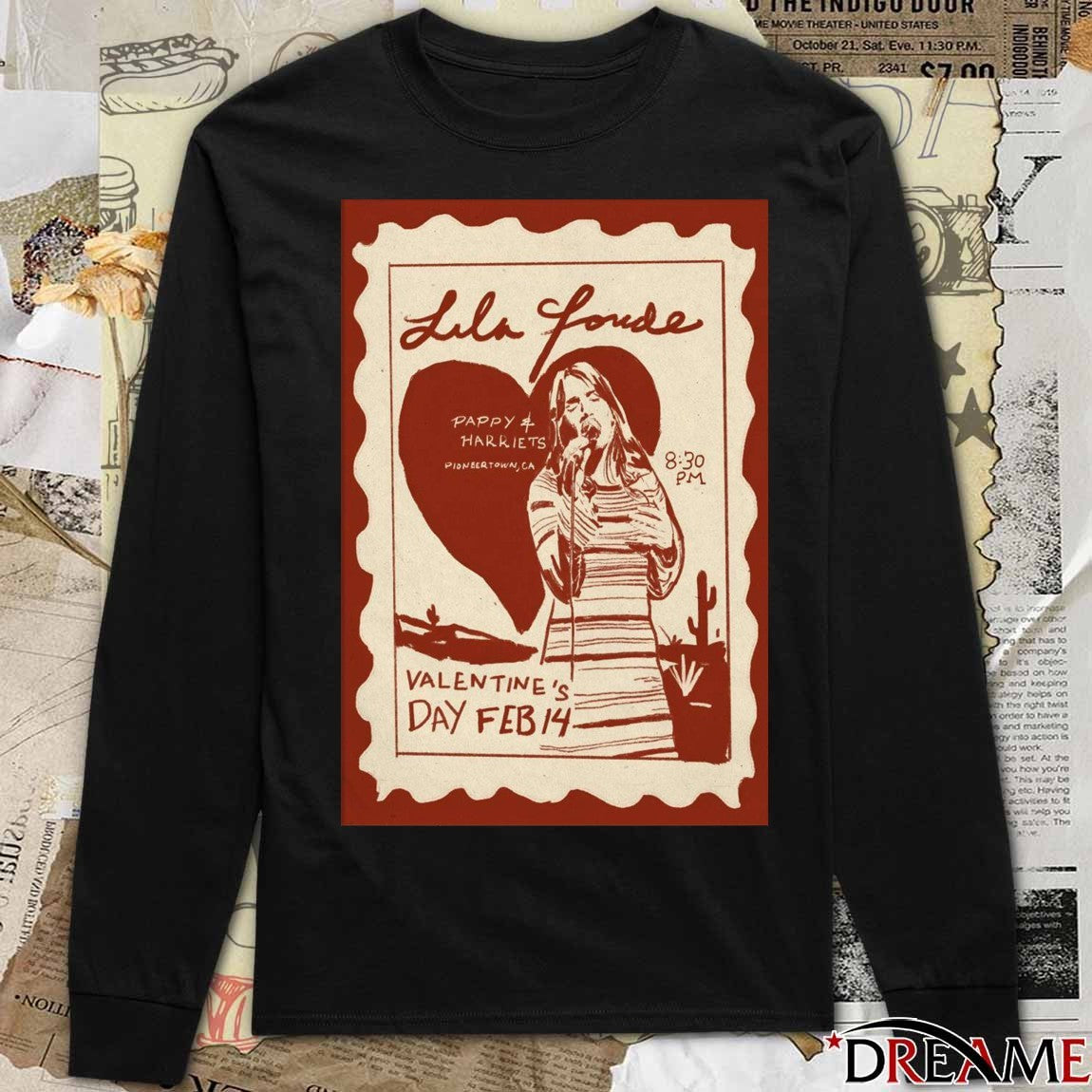 Poster Ila Forde Pioneertown CA Valentine’s Day February 14 2026 t-shirt