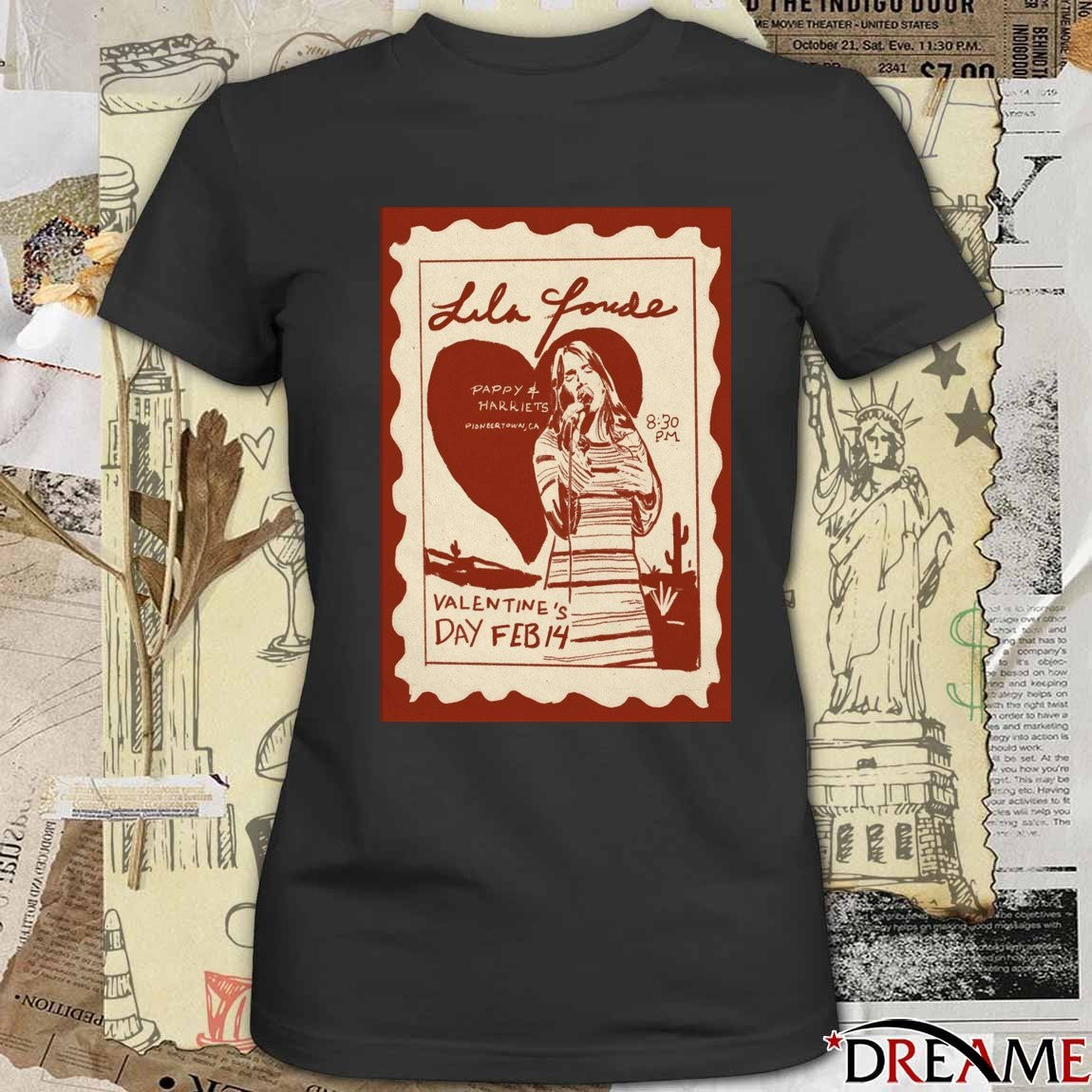 Poster Ila Forde Pioneertown CA Valentine’s Day February 14 2026 t-shirt