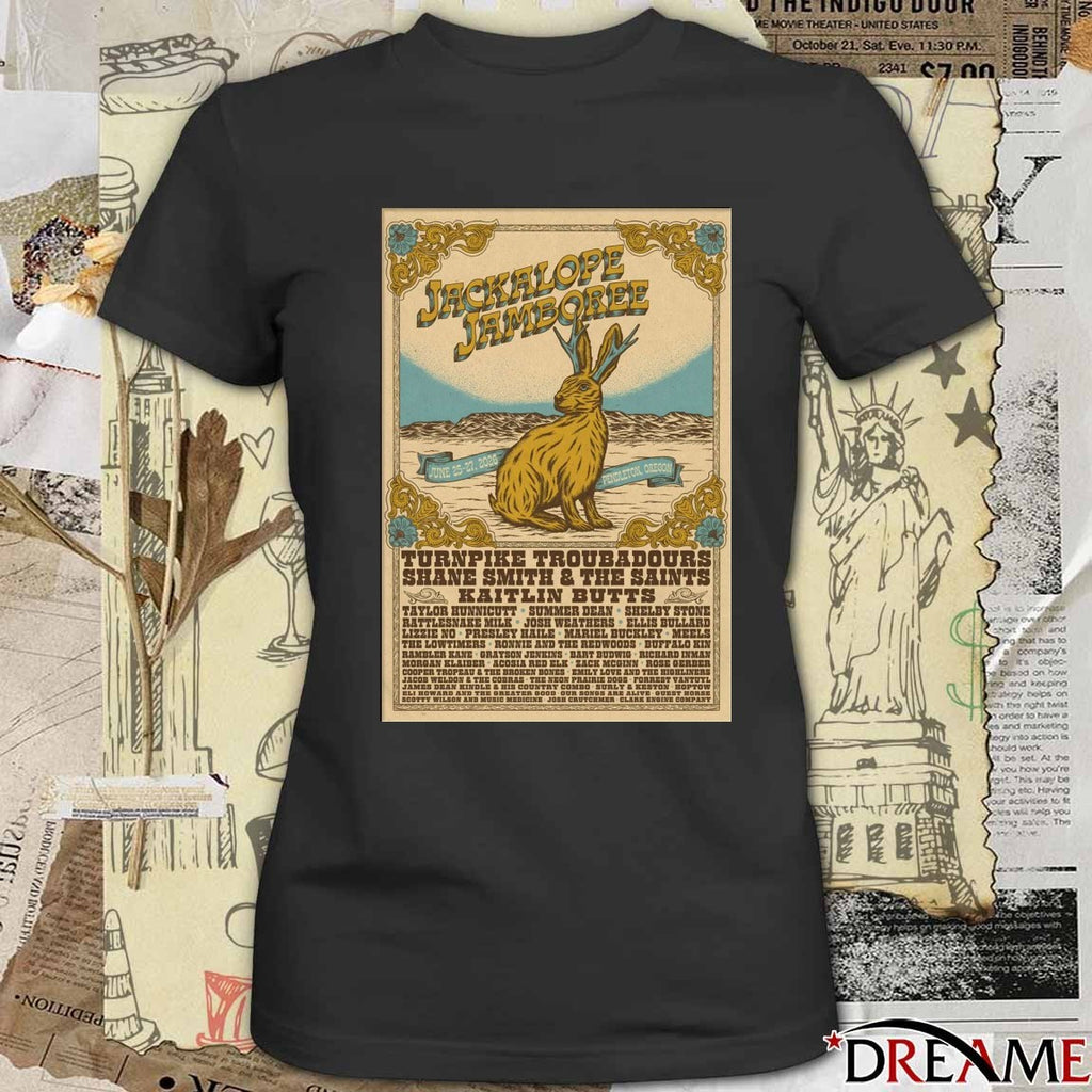 Poster Jackalope Jamboree Event Pendleton OR June 25-27 2026 t-shirt