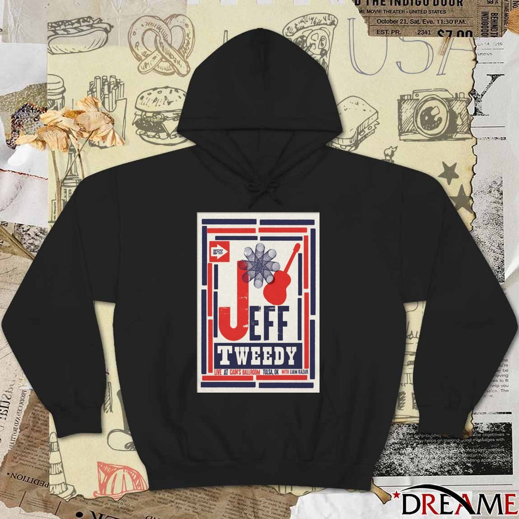 Poster Jeff Tweedy At Cain’s Ballroom On November 9 2025 Tulsa OK t-shirt