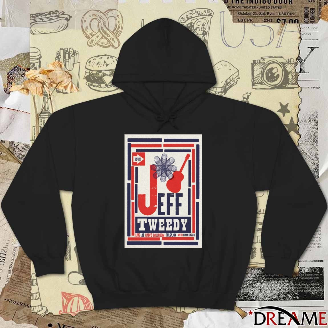 Poster Jeff Tweedy At Cain’s Ballroom On November 9 2025 Tulsa OK t-shirt
