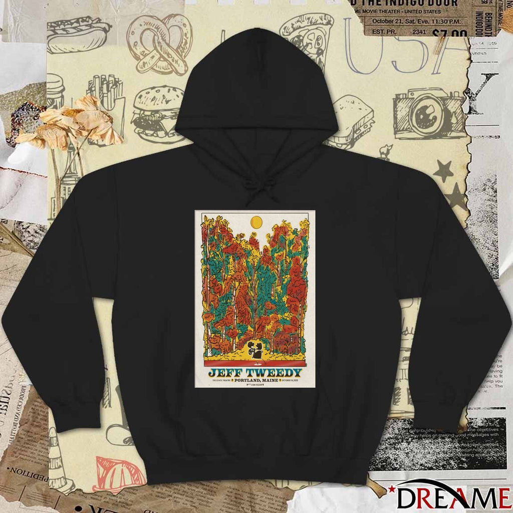 Poster Jeff Tweedy The State Theatre in Portland Maine October 16 2025 t-shirt