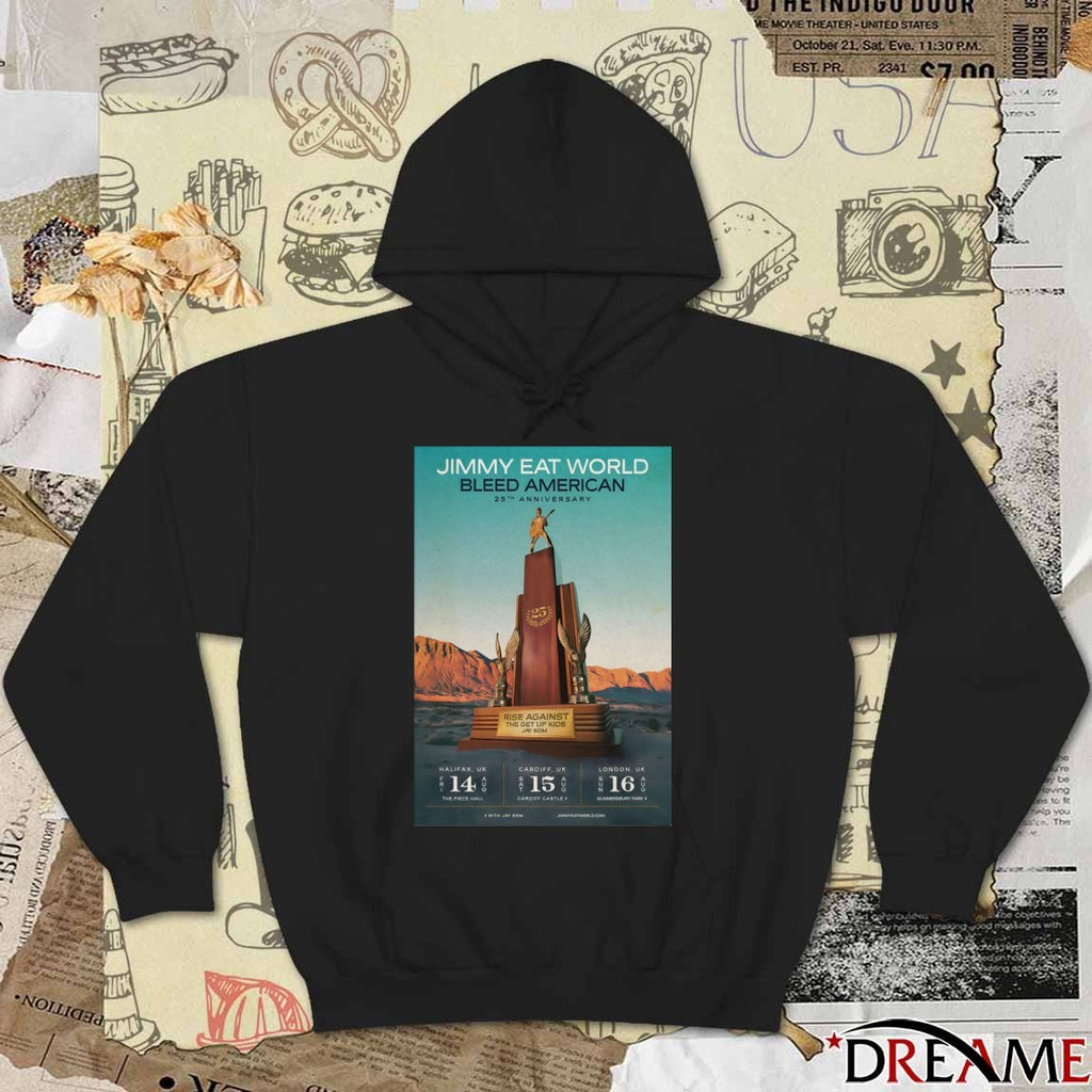 Poster Jimmy Eat World August 16 2026 Gunnersbury Park In London UK t-shirt