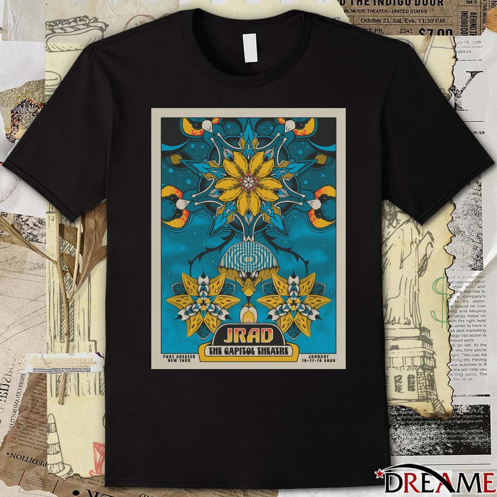 Poster Joe Russo’s Almost Dead Tour Port Chester NY January 16-18 2026 t-shirt