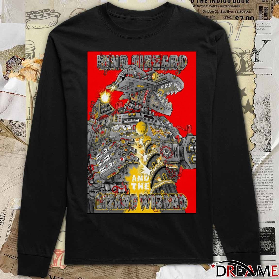 Poster King Gizzard And The Lizard Wizard November 14 2025 Poolen Copenhagen Denmark t-shirt
